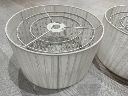 Pair matching lamp - matching, shades