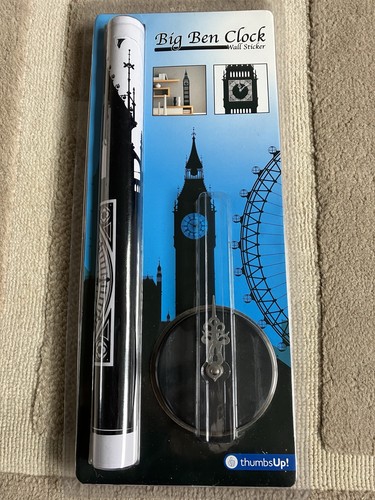 Thumbs big ben wall sticker - up,