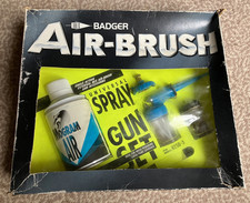 Model Making BADGER Air-Brush Spray Gun Set with Full Propellant Can