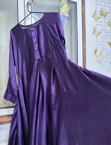 Purple dress anarkali 2pc - purple,