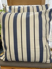 Blue Nautical Stripe Cushion Covers 