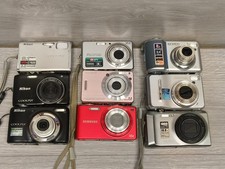 DIGITAL CAMERA BUNDLE JOBLOT FAULTY SPARES REPAIR ONLY - Nikon Sony Casio Etc x9