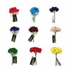 12 Mini Foam Roses Wedding