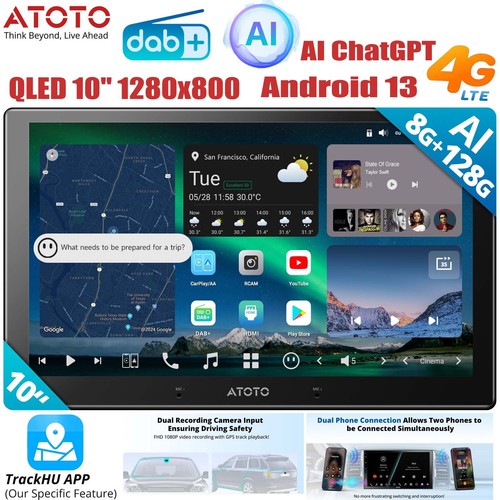 Atoto x10 128g android 13 - atoto,