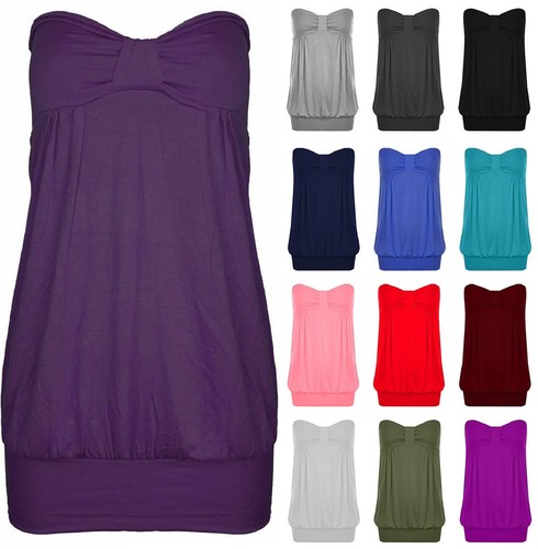 Ladies knot boobtube top - ladies,
