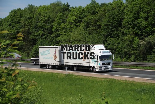 Truck photo man - tgs, drawbar
