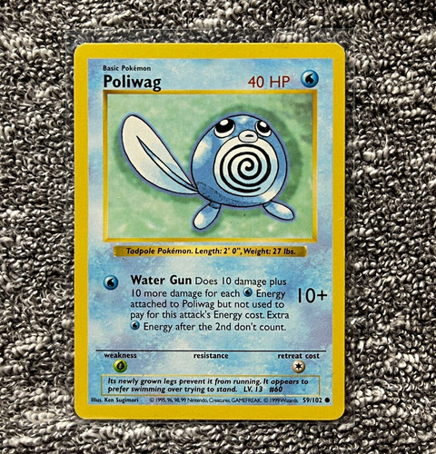 Base set shadowless poliwag - set,