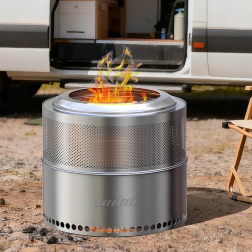 Large smokeless fire - large, pit