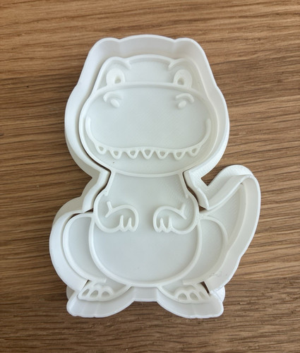 Rex cookie cutter - cookie, 3d