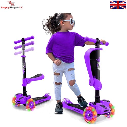 Foldable wheel kids scooter - 3-wheel,