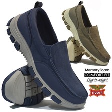 MENS MEMORY FOAM CASUAL SLIP