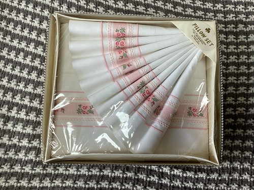 Vintage boxed irish cotton - vintage,