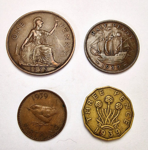 1939 george pre decimal - 1939, vi