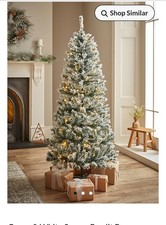 Green & White Snowy Pre-lit