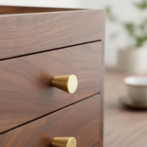 Walnut desktop organizer - desktop, solid