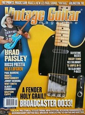 Vintage Guitar Magazine January 2009 Brad Paisley Fender Broadcaster 0033 Tele
