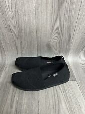 Women’s Skechers Bobs Plush Black Canvas Shoes Size UK 3 Brand New 