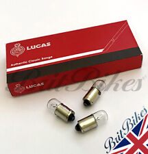 GENUINE LUCAS CLASSIC MOTORCYCLE PILOT LIGHT BULB 6V 4W BA9S - LLB293