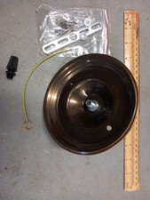 Ceiling rose hook light brass coloured metal