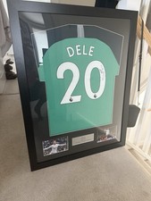 Dele Ali Framed Football Shirt Tottenham signature  Spurs