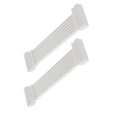  2 Pcs European Style Roman Column Decoration Dollhouse Furniture