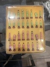 Theme Chess Set With A Wood board