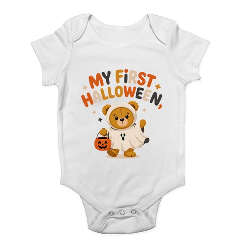 First halloween teddy bear - my,