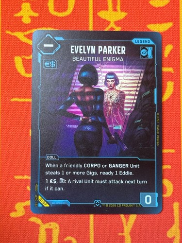 Cyberpunk tcg evelyn parker - evelyn,