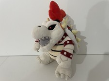 RARE SUPER MARIO 10 INCH DRY BOWSER PLUSH SOFT TOY SANEI JAPAN ALL STAR NINTENDO