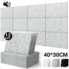 12x Acoustic Wall Panel Tiles