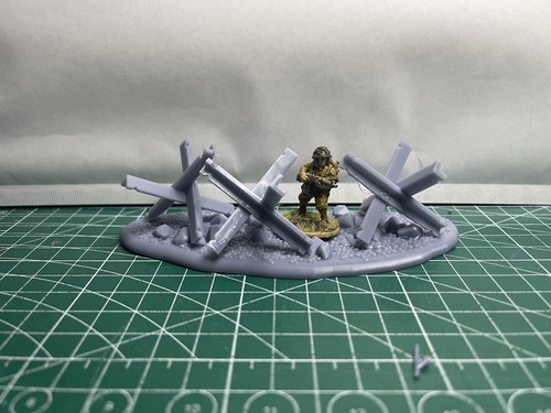 Tank traps scale 3d - 1/56,