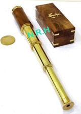 Brass 14" Telescope with Wood