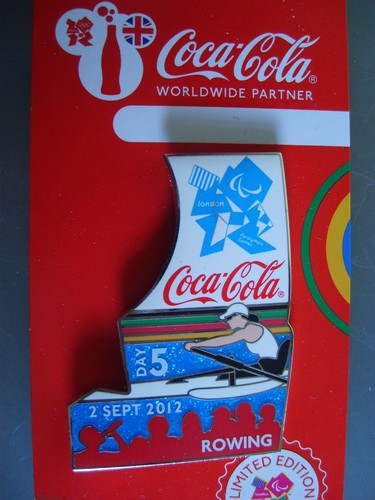 Coca cola pin badge london - coca,