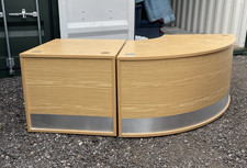 Curved Reception Desk Separates in Two Collection PE15