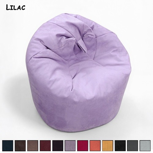 Faux suede bean bags - suede,