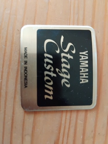 Yamaha stage custom badge drum - custom,