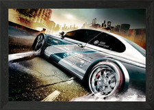 BMW M3 NFS Framed Wall Art
