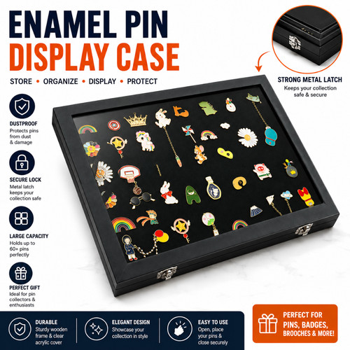 Pin display case shadow - display,