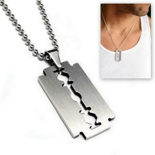Razor blade unisex - unisex, stainless