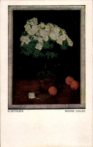 Artist postcard dethlefs - artist,