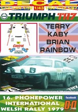 DECAL TRIUMPH TR7 V8 T.KABY