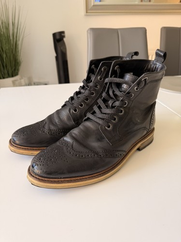 Men superdry black brogue - men's,