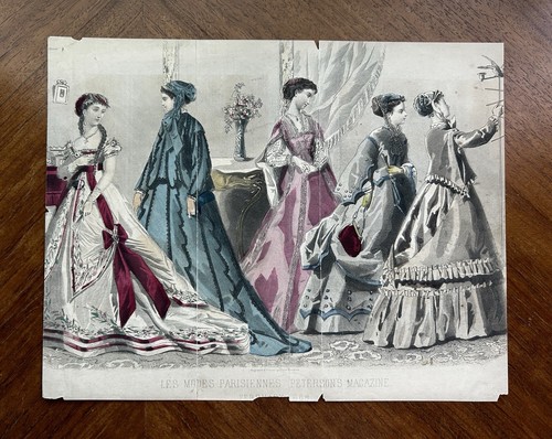 1868 hand colored - hand, victorian