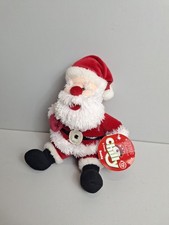 Tesco Chilly and Friends Santa Beanie Plush Soft Toy Vintage 2005