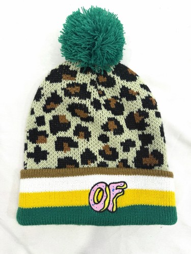Odd future leopard pom beanie - leopard,