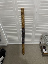 Bamboo Didgeridoo - Handmade & Hand Painted Dot Matrix Length 119 cm/Bore 7.5 cm