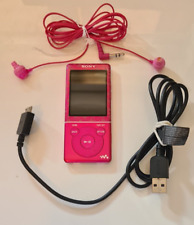 Beautiful MINT PINK Sony Walkman NWZ-E474 8GB Digital Media Player With FM Radio