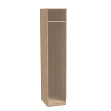 Single Wardrobe With Door Complete Homebase Return - Light Oak 518606
