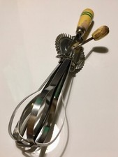 Vintage Skyline Hand Held Manual Whisk Egg Beater Whipper Mixer Blender