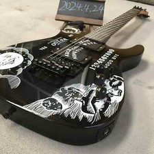 Hot Sell Good Quality Custom Kirk Hammett Electric Guitar Reverse Headstock